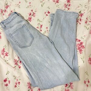 PacSun Women's Light Wash Straight Leg Jeans